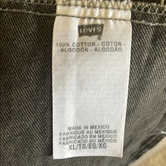 Levi's Khaki Green Denim Jacket - Picture 4 of 4